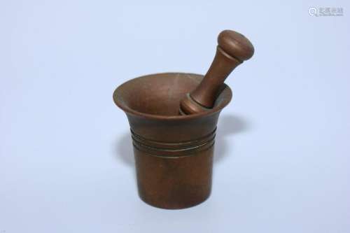 Miniature Brass Mortar & Pestle