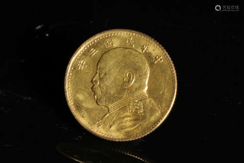 YUAN SHIKAI PORTRAIT GOLD COIN