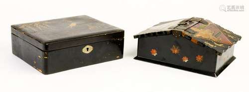 Japanese Lacquered Covered Boxes