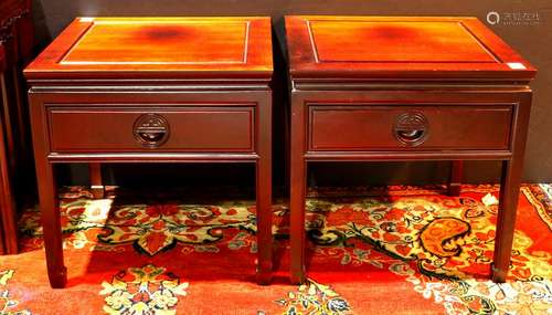 (lot of 2) Two Chinese Low Tables