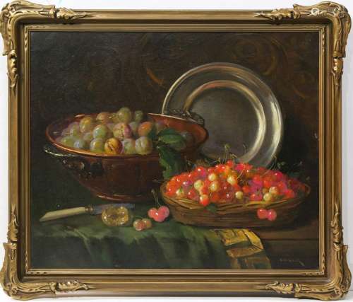 Painting, Still Life with Cherries