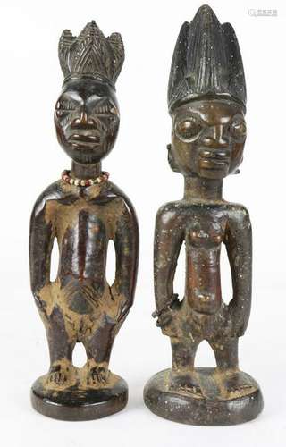 (lot of 2) Ibeji twin figures