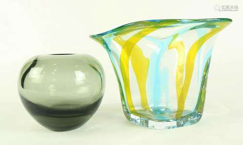 A contemporary art glass group