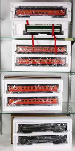 MTH electric train group consisting of engines and