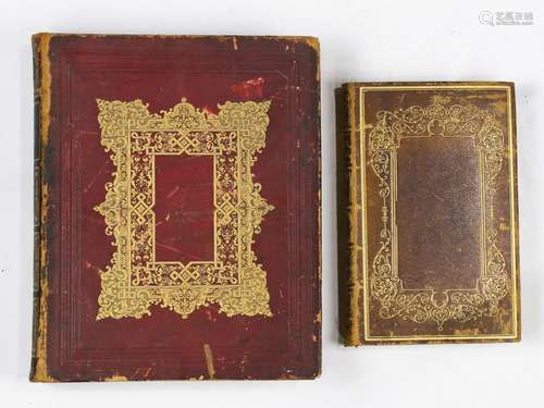 (lot of 2) S. Andrus and Son, Holy Bible, 1847