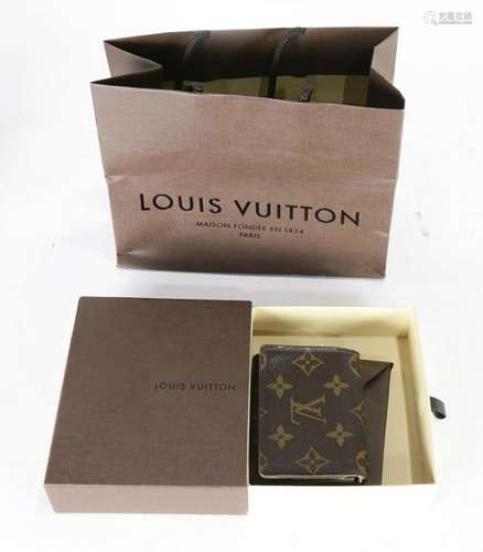 A Louis Vuitton wallet with original bag and box