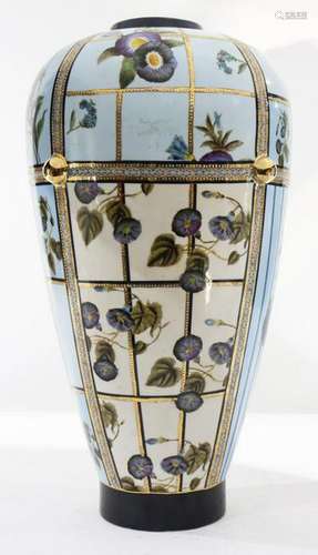 A Continental porcelain vase