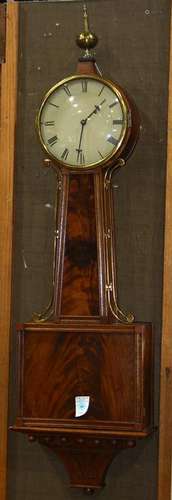 American  mahogany banjo clock circa 1840