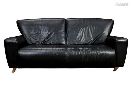 A Nicoletti Calia Italian leather sofa