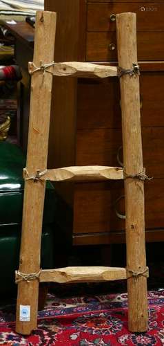 Primitive style decorative ladder