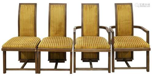 A group of Frank Lloyd Wright (1867-1959) chairs for