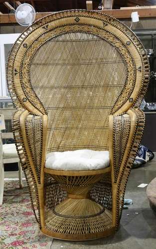 Rattan Peacock chair