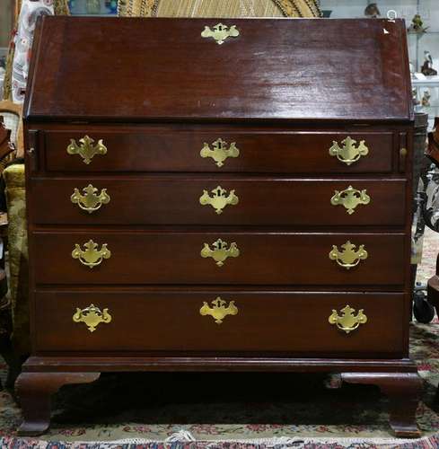 Federal mahogany slant front desk