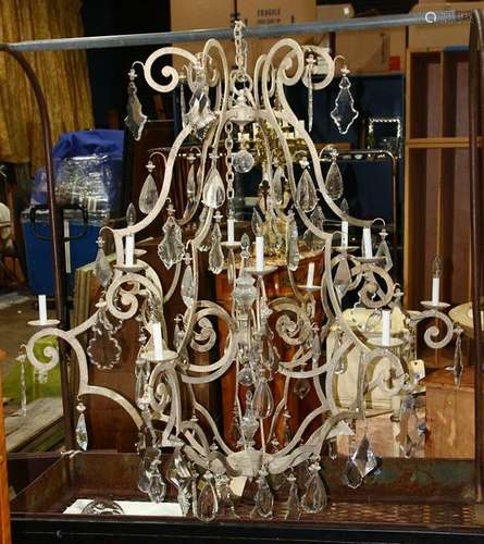 A monumental custom chandelier