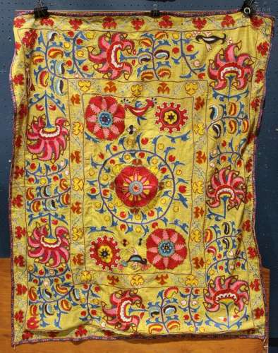 Fine hand embroidered susani 19th century