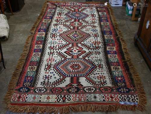 Konya Turkish Kilim all natural dyes, approx