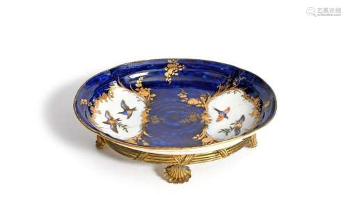 A Vincennes dish or stand (plateau ovale) c.1752, …