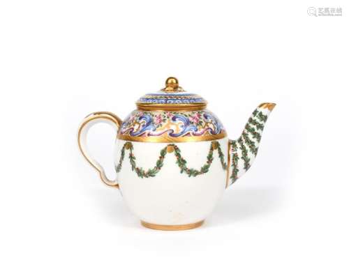 A Sèvres teapot and cover (théière calabré) date c…