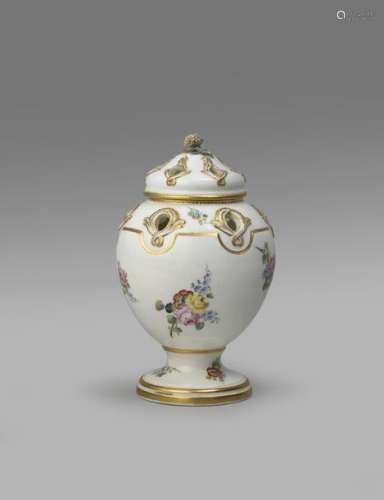 A Sèvres vase and cover (pot pourri Pompadour) c.1…