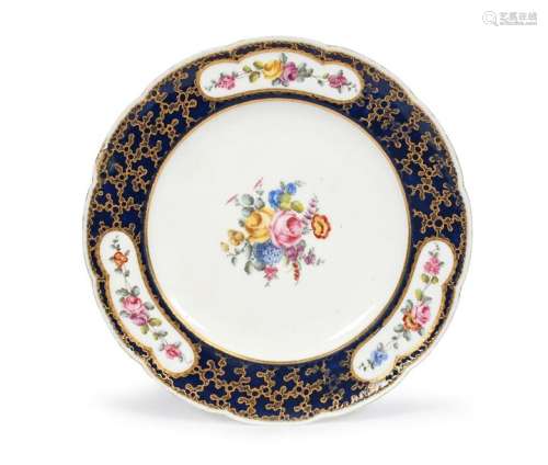 A Sèvres plate (assiette) possibly from the Bedfor…