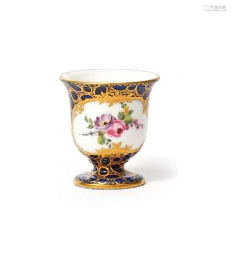 A Sèvres ice cup (tasse à glace) c.1768 71, painte…