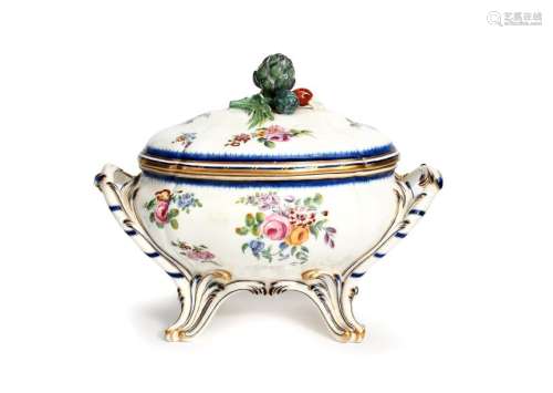 A Sèvres tureen and cover (terrine ordinaire) date…