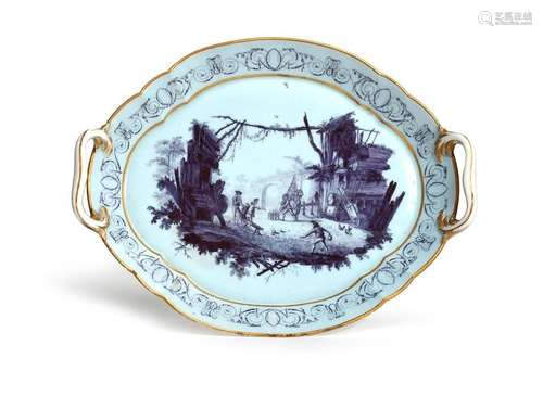 A Sèvres double handled tray (plateau Hébert an an…