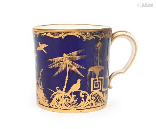 A Sèvres coffee can (gobelet litron) c.1785, decor…