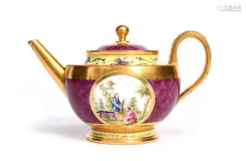 A Sèvres Republican teapot and cover c.1794 1800, …