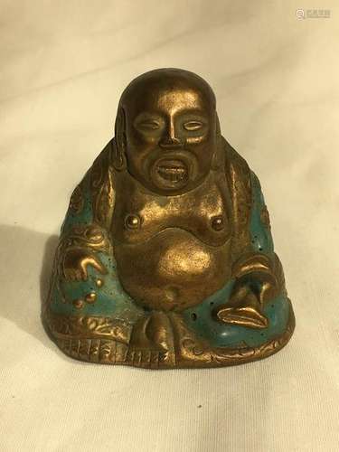 Chinese Buddha with Enamle