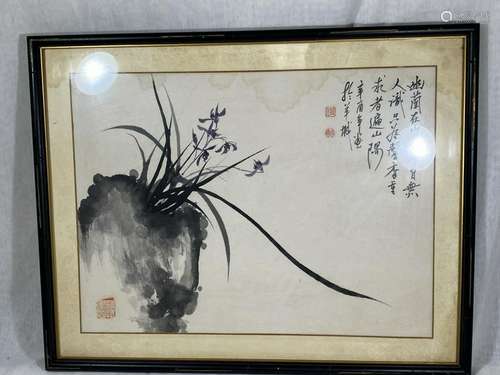 Chinese Water Color Painting - Flower