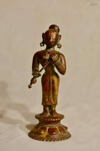 Antique Indian Bronze Dancer