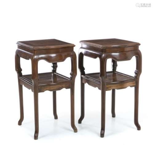 Pair of side tables, Minguo