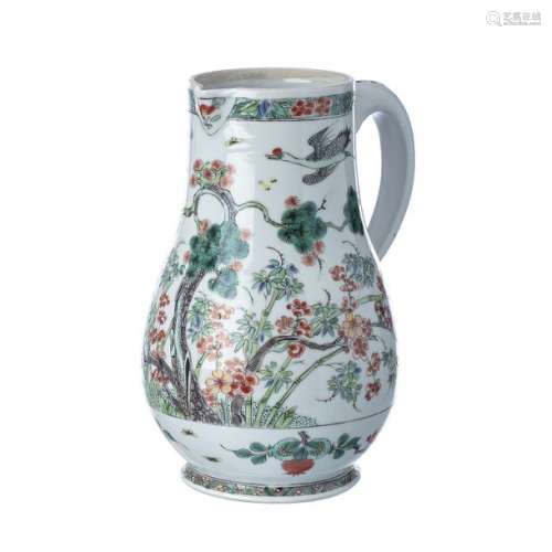 Chinese porcelain jug, Kangxi