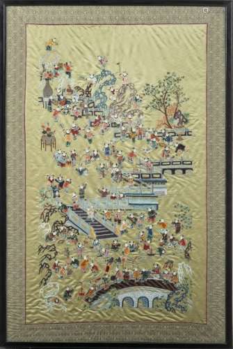 Chinese Embroidery on Silk, Minguo
