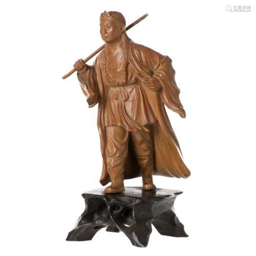 Chinese wood figure, Mignuo