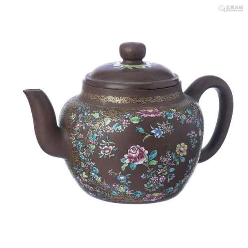 Chinese Yixing Ceramic Large Teapot, 18thC