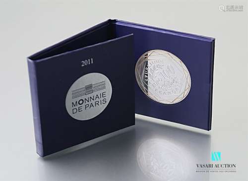 CURRENCY OF PARIS Silver coin 900°/00 of 100 euros…