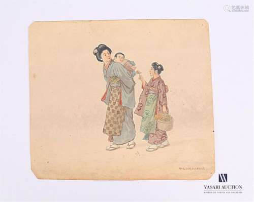 NAKAYAMA Tadashi (1927 2014) Mother and Children W…