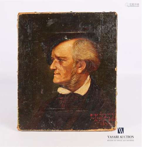 VERA (19th century) Portrait of Richard Wagner Oil…
