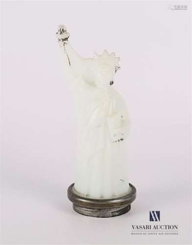 Opaline mascot featuring the Statue of Liberty (sm…