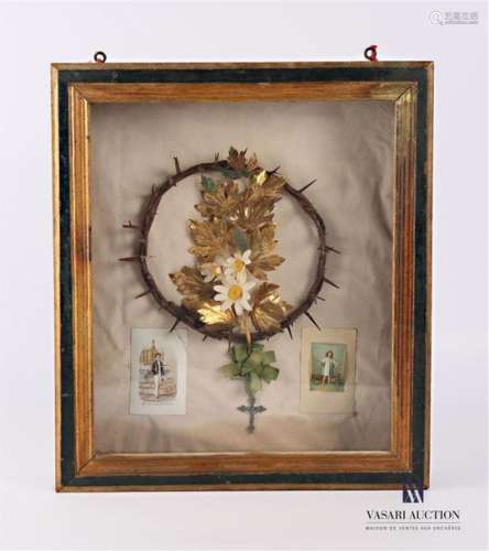 Souvenir of First Communion Reliquary crown of Chr…