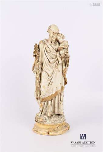 Saint Joseph Terracotta patina XVIIIth century (ac…