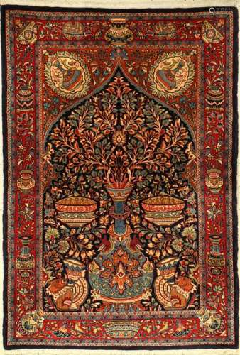 Saruk fine Rug old, Persia, approx. 40 years, wool