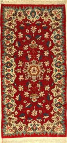Keschan old rug, Persia, approx. 50 years, wool on