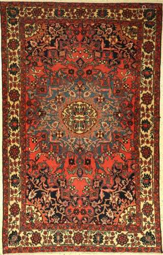 Tafresh old rug, Persia, around 1940, wool on cotton