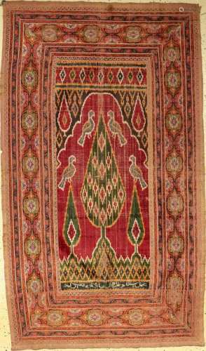 Yazd 'Samt-Textil' antique, Persia, around 1890