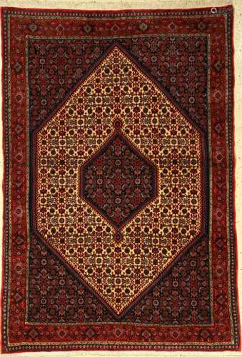 Fine Bidjar rug old, Persia, around 1940, wool