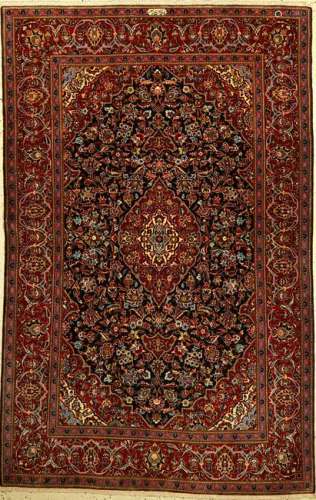 Fine Keschan 'Shadsar' rug (signed), Persia, approx. 50