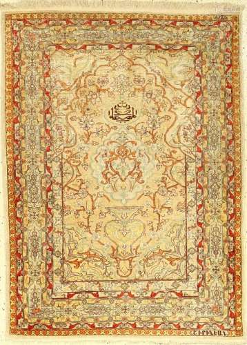 Hereke Shirinian signature rug, Turkey, around1960,
